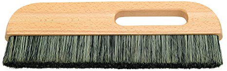 Tapezierwischer 32 x 2 cm graue Chinaborsten Holz unlackiert Malerqualität Tapetenbürste Tapezierbürste Abstauber
