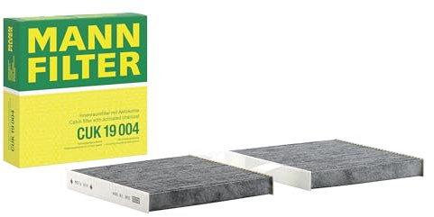 MANN-FILTER CUK 19 004 Filtro aria cabina - Filtro Antipolline con Carbonio attivato - per Autovetture + veicoli commeriali