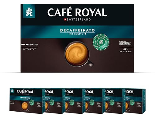 Café en Dosettes - Café Royal Pro | 6 x 50 - Compatibles avec les Machines à café Nespresso®* Professional - Saveur Déca