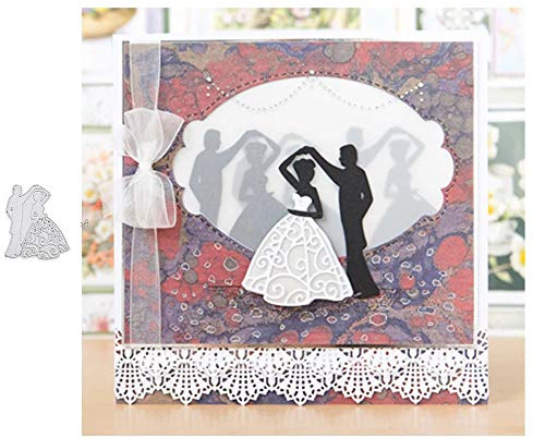 YunTrip Stanzschablonen für Hochzeitsliebhaber aus Metall, Prägeschablone für Bastelarbeiten, Scrapbooking, Alben, Papierkarten, Kunsthandwerk, Dekoration