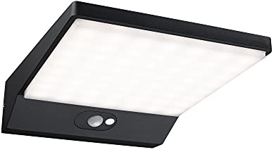 Paulmann 94334 LED Außenleuchte Solar Außenwandleuchte IP44 incl. 1x5 Watt Dunkelgrau Außenlampe Aluminium 3000 K