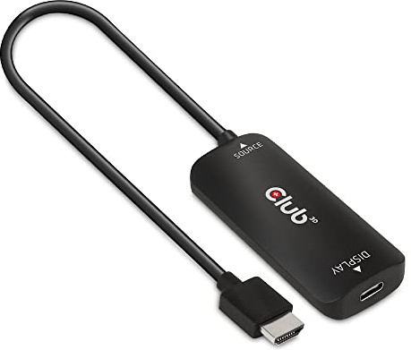 CLUB3D CAC-1336 HDMI™+ Micro USB vers USB Type-C 4K120Hz ou 8K30Hz M/F Adaptateur Actif