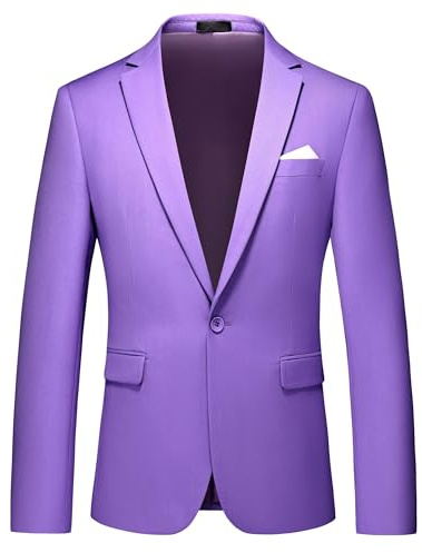 Mens Blazer Slim Fit Sport Coats 26 Colors Suit Jacket for Daily Business and Prom Party