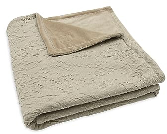 Jollein Babydecke Kuscheldecke 75x100 cm Soft Waves Olive Green | 516-511-67052