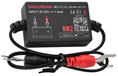 Junguluy BM2 Battery Monitor Tester 12 V monitor batteria Bluetooth 4.0 analizzatore batteria auto test di avvio della carica