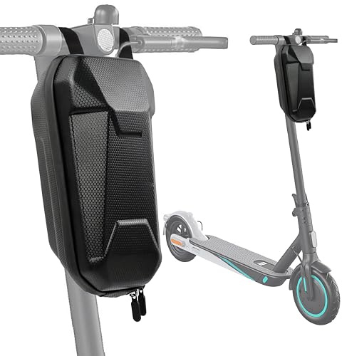 MyGadget Bolsa para Patinete Eléctrico [3L] - Funda de Manillar para patinetes - Bolso Resistente al Agua para Scooter como Xiaomi, Segway, Ninebot - Negro
