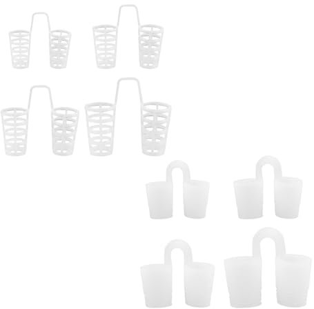 Rumyve 8pcs Silicone Nose Vents,Reusable Stop Snoring Stoppe,Anti Snoring Nose Vents，Devices Snore Reducing Aids
