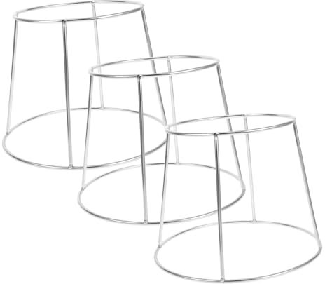 JECOMPRIS 3 Pz griglia scolapiatti frutti di mare porta piatti ristorante per vassoi per alimenti Porta piatto pizza porta vassoio frutti di mare Acciaio inossidabile Silver