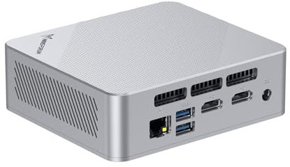 MINISFORUM Mini PC UN150P, Intel Twin Lake N150, 16 GB DDR4, 512 GB M.2 2280 PCIe/SATA SSD + 2,5 SATA + TF Solt, USB3.2 (PD&DP), 2 x HDMI, 2,5G RJ45, WiFi6