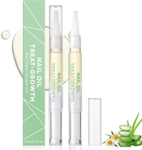 2pcs Radiant Nail Growth Oil,Cuticle Moisturizer & Nail Strengthener with Vitamin E Cuticle N/ail Oi/l,Radiant N/ail Growth O-il Pen,Cuti-cle Oi/l Pen for Nails,Nail-Oil Treatment for Damaged Na-ils