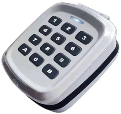 Tixqeaif Tastiera Wireless per Porta del Garage 4 In 1 280-868 MHz Multifrequenza per Cancello Apriporta del Garage Durevole Facile da Usare