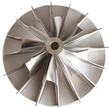 Hookurity Ruota del compressore Turbo Billet Compressore 8+8 Pale 82,76/145,90 mm Turbo ad Alte Prestazioni fresato/Alluminio 2618/ruota compressore Billet