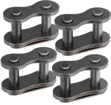 Luxshiny 4stücke Kettenglied Aus Metall Für Motorrad Und Fahrradketten Passend Für Kette Kettenschloss Kettenreparaturglied Und Motorradkettenteile