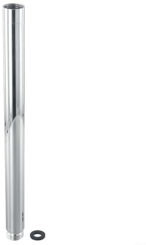 Ästhetik trifft Nützlichkeit, elegante und voll verstellbare verchromte Verlängerung für alle Standard-Duschen (25 cm)