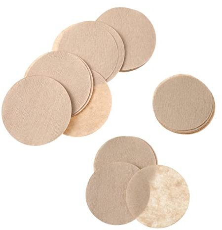 BESTYASH 600pièces Filtres à Café Papier Non Blanchis Avec Égouttoir Rondes Pour Cafetières Usage Maison Et Bureau