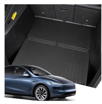 YEE PIN Kofferraummatte für Tesla Model Y 2025 |Matten Faltbar, Komplett-Set für Kofferraummatte | Wasserdicht, Schmutzabweisend & rutschfest | Aus Hochwertigem TPE-Gummi | Geruchsneutral