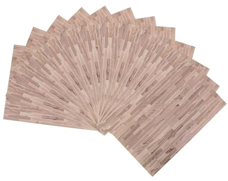 Toyvian Papel Tapiz Y Suelo para Casa de Muñecas en Miniatura (12 Unidades), Papel de Pared Autoadhesivo, Azulejos de Pared de 11,40 X 8,25 Pulgadas, Accesorios para Minicasas de Muñecas.