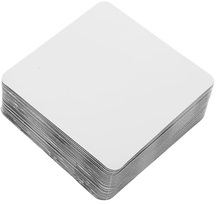 DOITOOL 25 piezas Bases para Tartas Cuadradas de Cartón Blanco Tablas Gruesas para Pasteles Reutilizables para Bodas Cumpleaños y Repostería