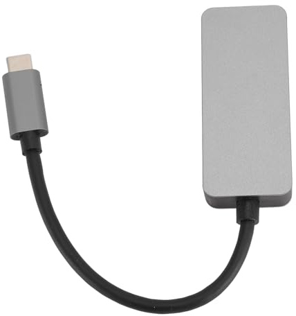 Adaptador USB C a Ethernet 2.5G RTL8156B, Adaptador de Red Ethernet Tipo C a RJ45, Convertidor LAN Gigabit Externo de aleación de Aluminio con transmisión Estable para operativo