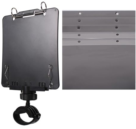 Supporto leggero per lamiera per tromba trombone morsetto sicuro portatile per uso interno esterno Supporto per strumenti in ottone regolabile