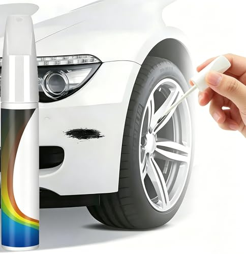R-timer Penna per Ritocco Auto per Citroen DS DS4 DS4S DS5 DS6 DS7 DS5LS DS3, Pennarello Copri Graffi, Riparazione Graffi Professionale Ritocco Carrozzeria Macchina,White