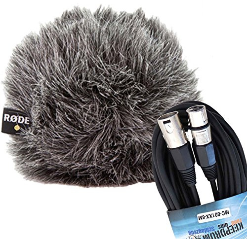 Rode WS 8 Deluxe Fell-Windschutz für NT5 NT55 NT6 + keepdrum 6m XLR Kabel