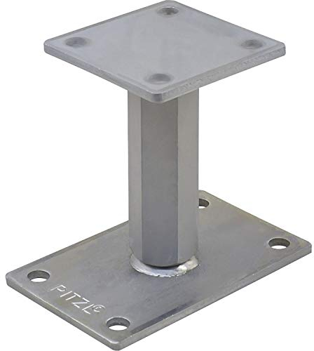 Pitzl Pfostenträger Typ 10920.1600 ZiNiP beschichtet rechts/links Höhe (mm): 82-92