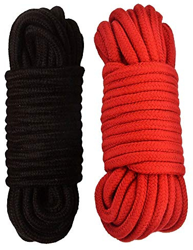 SWISH Soft Cotton Rope-32 feet 10m Multi-Function Natural Durable Long Rope