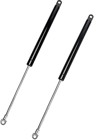 Paquete de 2 soportes de elevación de resortes de gas/propulsión amortiguadores de elevación herramienta de soporte de elevación caravana autocaravana negro puntales de gas para Seitz Heki 2