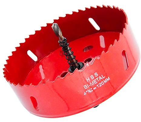 120mm hålsåg LAIWEI hålskärare, för borrning av trä, aluminiumprofiler, gips, PVC och annat
