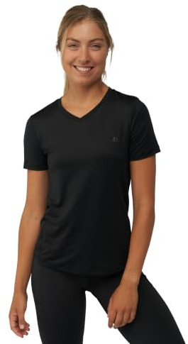 DANISH ENDURANCE T-Shirt de Sport Technique Femme, Lot de 1 ou 2 | T-Shirt de Sport Technique, Respirant et Extensible, Sans Étiquette, pour la Course et l'Entraînement