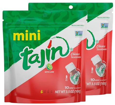 Tajin Clásico Seasoning Mini Pouch 0,35 oz (confezione da 2)