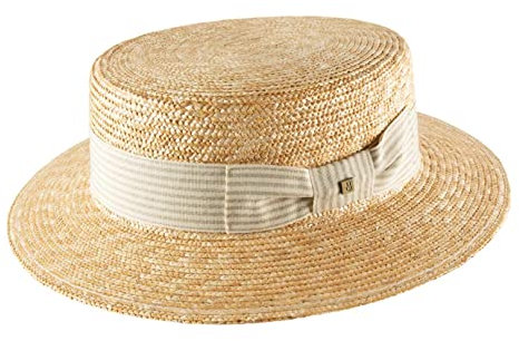 B Couture - Boater Kreissäge Strohhut Marin - Size 64 cm - naturel2