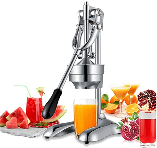 Edelstahl-Handpresse Entsafter Squeezer, manuelle Zitruspresse, kommerzieller und Haushalts-Zitrusfrucht-Zitronen-Orangen-Granatapfel-Fruchtsaft-Extraktor