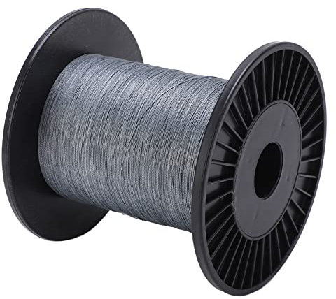 8 Stränge geflochtene Angelschnur, PE-geflochtene Angelschnur, Grau, Abriebfestigkeit, Korrosionsbeständigkeit, hohe Webdichte für Reservoir-Angeln (6,0)