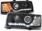 Tuning-Tec Led Scheinwerfer für VW T4 Bus 1990-2003 schwarz kurzer Vorderwagen