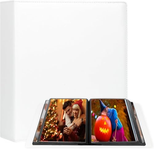 Album fotografico 20 x 25 cm, 152 tasche per contenere 20 x 25 foto, album fotografico 20 x 25, copertura in pelle di grande capacità, per famiglia, matrimonio, bambino, album fotografico 20 x 25,