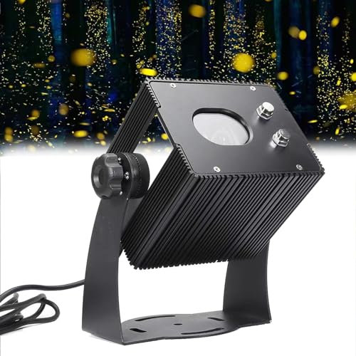Lampe De Projecteur Dynamique Firefly, Lampe De Projecteur Mobile Extérieure avec Base Réglable, Réglage des Boutons sur 8 Niveaux Et Étanche IP66, pour La Décoration De Jardin Et De Terrasse