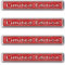 4 Piezas 3D Coche Edición Limitada Logotipo Pegatinas Metal Car Sticker Emblem Badge Car Limited Edition Logo para Auto Moto Motocicleta Ventana Puerta PC Tablet Portátil Accesorios Tuning Regalo