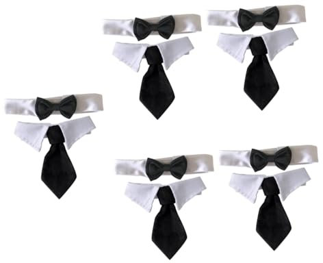 BESPORTBLE 10stücke Haustier Mit Schleife Und Krawatte Für Hunde Und Für Partys Hochzeiten Und Besondere Anlässe Atmungsaktiv Und Bequem Für Einen Charmanten Look