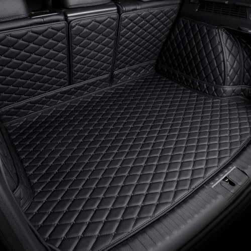 SXXSYXLN Car Custom Leather Trunk Mat for Mercedes Benz GLS 450 2020-2023 6 7 Posti X167, Full Coverage Cargo Liner All Weather Protection Boot Mats Non-Slip Rear Tray Carpet Interior Accessories