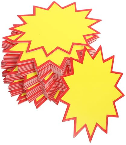 FUNOMOCYA 200 Stück Leere Preisschilder Für Supermärkte Einzelhandelspreisschilder Papierpreisetiketten
