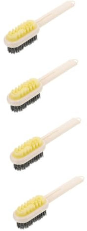 AOKWAWALIY Pack of 4 Shoe Brush, Household Brush, Shoe Cleaning Brush, Shoe Cleaning Brush, Leather Brush, Multifunctional Brush, Shoe Washing Brush, Cleaning Brush, Nylon Silk