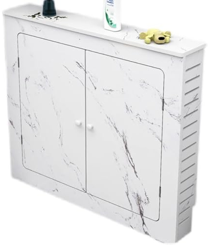 TT-YEC Heating Cabinet Partition, Pipe Valve Privacy Barrier, Decorative Radiator Cover, Side Shutter Grille Partition Cabinet, Living Room Bedroom Bathroom Cabinet, Easy to Install,L80×H70CM