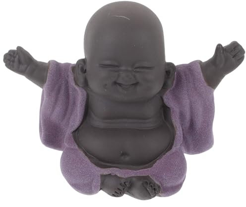 Cabilock Sands Buddha-Figur Exquisites Kunsthandwerk-dekor Tee-Haustier Schreibtisch-dekor Chinesische Buddha-skulptur Retro-Ornament Für Innenbereich