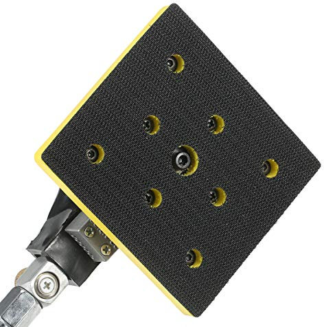 Levigatrice Orbitale, Utensile per Levigatrice KP-6752, velocità 12000 Giri/min con Impugnatura Ergonomica per Carrozzeria, Legno, Prodotti in Metallo e Mobili (100x110 mm)