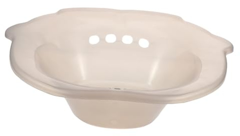 Vaguelly Sitzbadewanne Für Hämorrhoiden Und Wochenbettpflege Sitzbad Für Toilettensitz Mit Robustem Material Einfach Zu Reinigen Für Langfristigen Einsatz