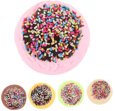 Yardwe 5pcs Realistic Artificial Ice Cream Balls Models for Decoration and Play – Lifelike Ice Cream Props for Boys and Girls and Parties for Photo Shoots and Showcase