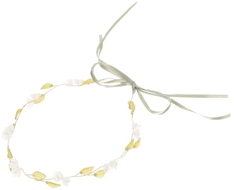 PACKOVE Frischblühendes Blumenstirnband Für Braut Und Brautjungfern Elegantes Haarschmuck-accessoire Mit Band Für Hochzeiten Zeremonien Und Feste