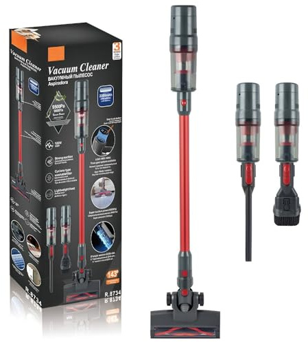 TS TAC-SKY Aspirapolvere Portatile Cablato - Aspirapolvere 3 In 1 Ad Alta Potenza For Casa E Auto
